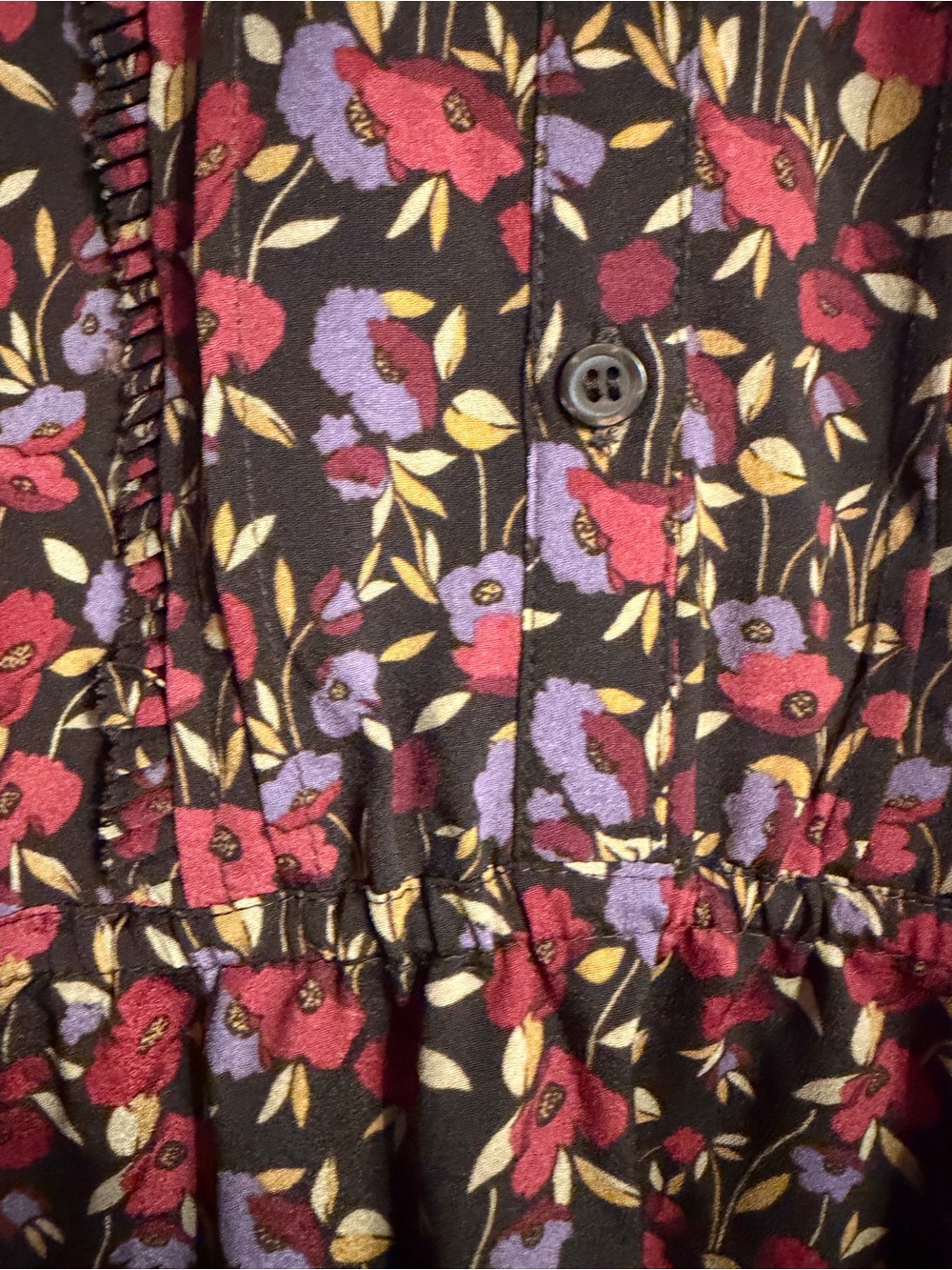 G H Bass & Co floral dress size large - Picture 3 of 8